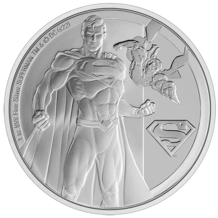 Niue Dc Comics Superman Uncja Srebra Proof Produkty