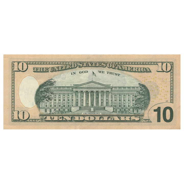 Banknot USA 10 Dolarów (10 U.S. dollars / 10 USD)