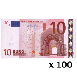 Banknot 10 Euro (10 EUR) UNC 100 sztuk 