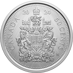 Canada: "Coat of Arms" 50 cents 2024