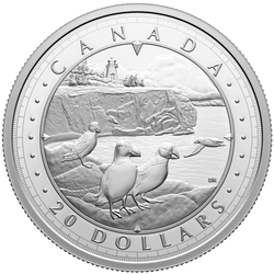 Canada: This Is Canada - Wondrous Waters "Atlantic Coast" $20 Srebro 2024 Proof 