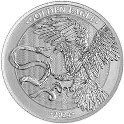 Malta: Golden Eagle 1 uncja Srebra 2024
