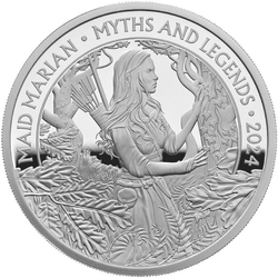 Myths & Legends: Maid Marian 1 uncja Srebra 2024 Proof