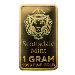 Sztabka Scottsdale Mint Prepper 1 gram Złota (1 sztuka)