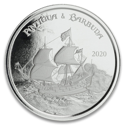 Antigua & Barbuda: Rum Runner 1 uncja Srebra 2020