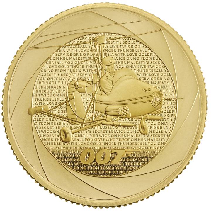 Bond Films of the 60s 1/4 uncji Złota 2023 Proof