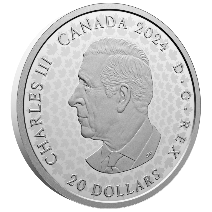 Canada: Great Hunters - Cougar $20 Srebro 2024 Proof Ultra High Relief Coin