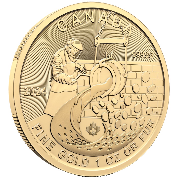 Canada Klondike: Gorączka Złota - From Dore to Refined Gold 1 uncja Złota 2024