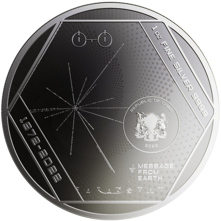 Czad: Pioneer Plaque 1 uncja Srebra 2022 Proof