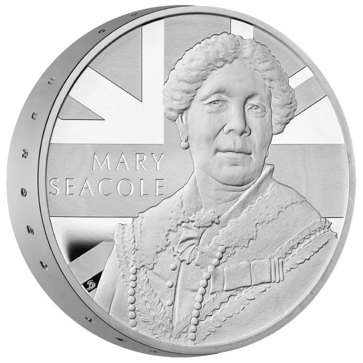 Mary Seacole £5 Srebro 2023 Proof Piedfort