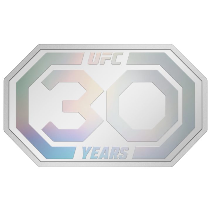 Niue: UFC - 30. rocznica kolorowany 1 uncja Srebra 2023 Proof 