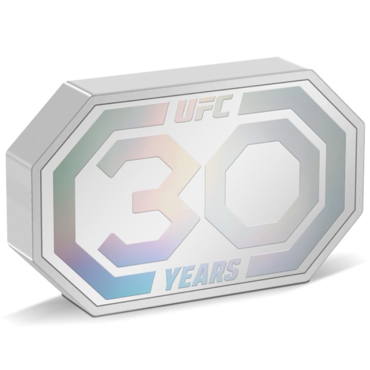 Niue: UFC - 30. rocznica kolorowany 1 uncja Srebra 2023 Proof 