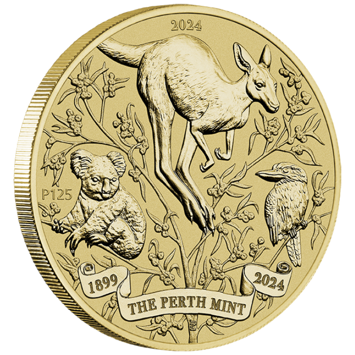 Perth Mint 125. rocznica powstania Brąz Aluminiowy 2024 (moneta w karcie)