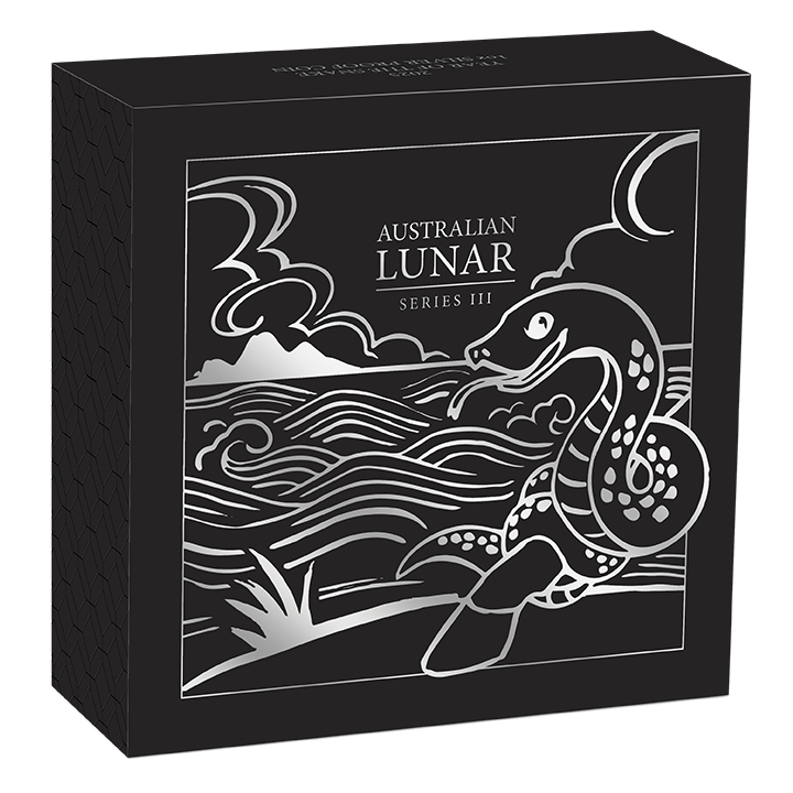 Perth Mint: Lunar III - Rok Węża 1 uncja Srebra 2025 Proof