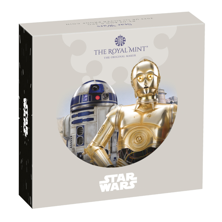 Star Wars: R2-D2 and C-3PO 1 uncja Srebra 2023 Proof