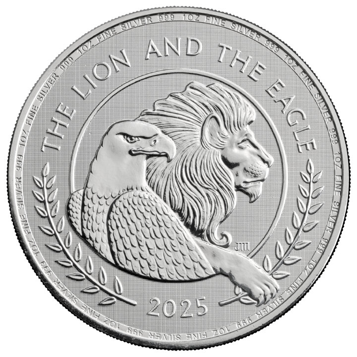 The Lion and The Eagle 1 uncja Srebra 2025