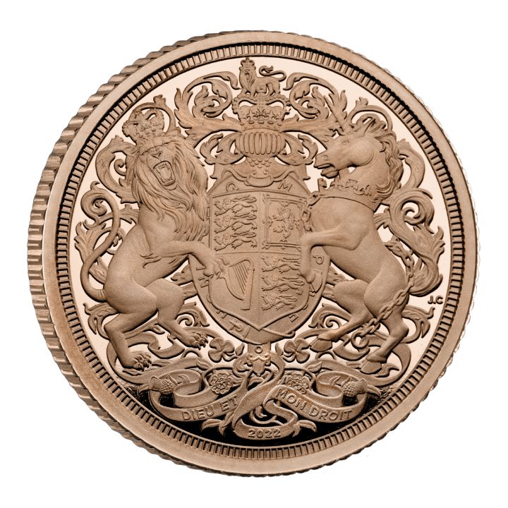 Wielka Brytania: Memorial Sovereign Zestaw 5 monet 2022 Proof