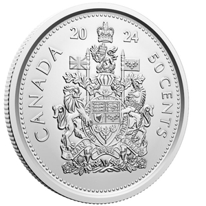 Canada: "Coat of Arms" 50 cents 2024