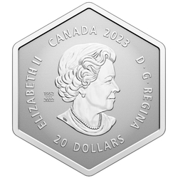 Canada: Snowflake $20 Srebro 2023 Reverse Proof 