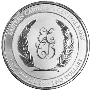Dominica: Dolphin 1 uncja Srebra 2023 Prooflike (moneta w kapslu)