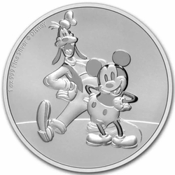 Niue: Disney - Mickey & Goofy 1 uncja Srebra 2021 
