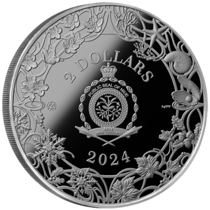 Niue: Four Seasons - Summer kolorowana $2 Srebro 2024 Proof