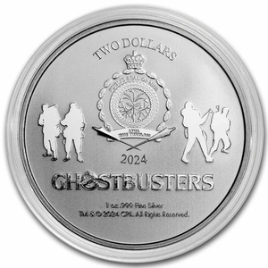 Niue: Ghostbusters - No Ghost Logo 1 uncja Srebra 2024