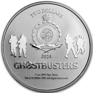 Niue: Ghostbusters - No Ghost Logo 1 uncja Srebra 2024