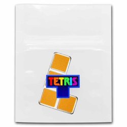 Niue: Tetris - L-Tetrimino Block kolorowany 1 uncja Srebra 2023 (pomarańczowy)