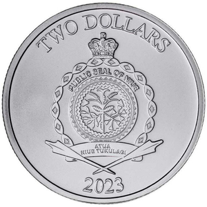 Niue: Truth - Roaring 1 uncja Platyny 2023 Reverse Proof