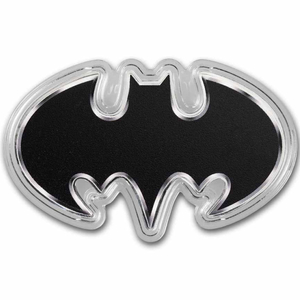 Samoa: Batman Batarang kolorowany 1 uncja Srebra 2024 Shaped Coin