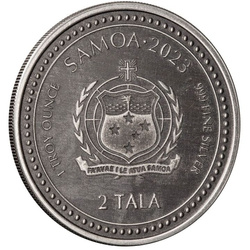 Samoa: The Teacher 1 uncja Srebra 2023 Antiqued Coin