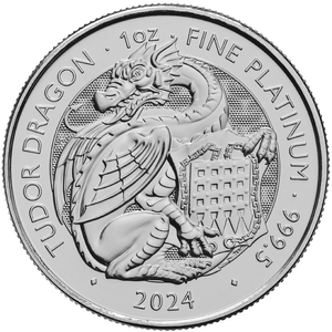 The Royal Tudor Beasts: The Tudor Dragon 1 uncja Platyny 2024