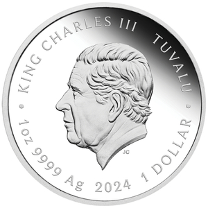 Tuvalu: James Bond - Sean Connery kolorowany 1 uncja Srebra 2024 Proof